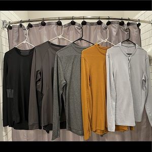 5x Lululemon Long Sleeves